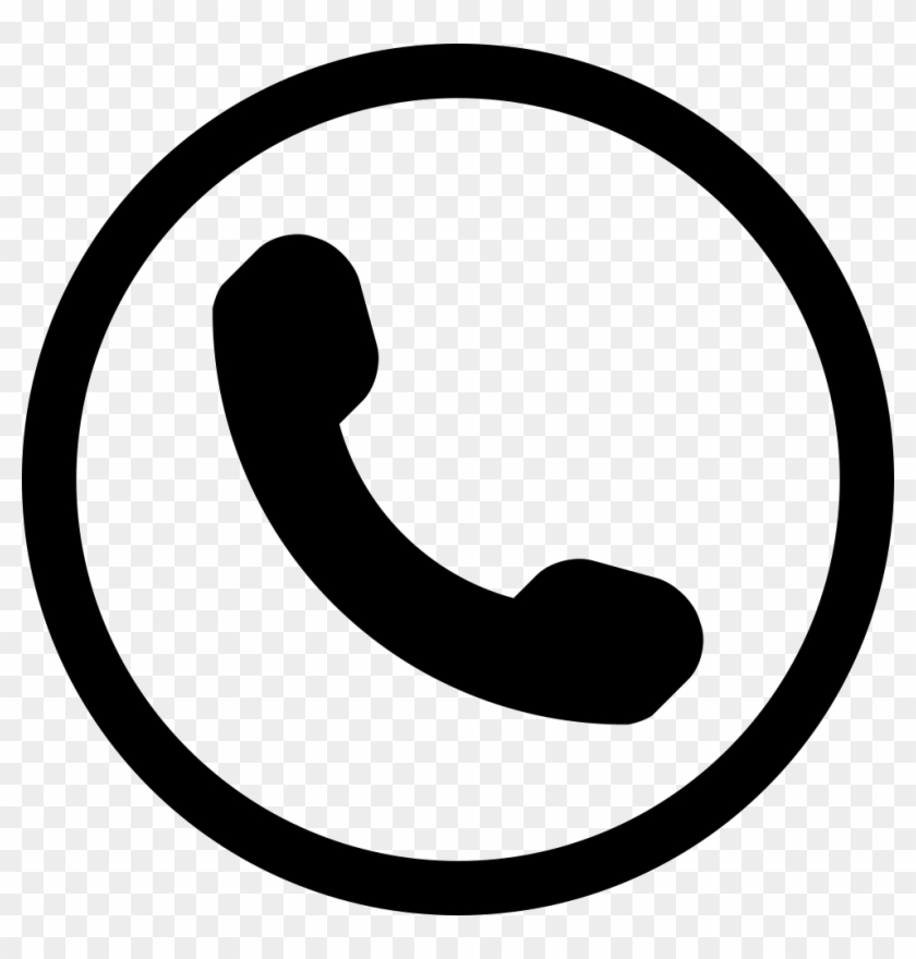 Telephone Symbol Iphone Email Clip Art - Phone Symbol In Circle #626251