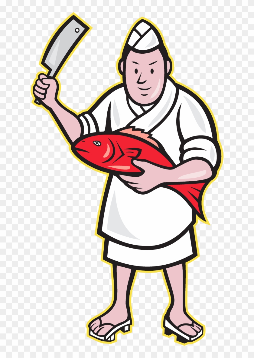 Sushi Fishmonger Royalty-free Clip Art - Fishmongers Clipart #626283
