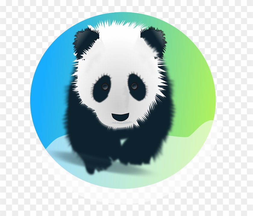 Provinces, Chinese, Www, Org, Vector, Clip, Save - Clipart In Black And White Of A Giant Panda #626317