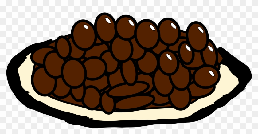 Rice And Beans Refried Beans Baked Beans Clip Art - Tasche Der Kaffeebohne-mitteilungskarten Karte #626449