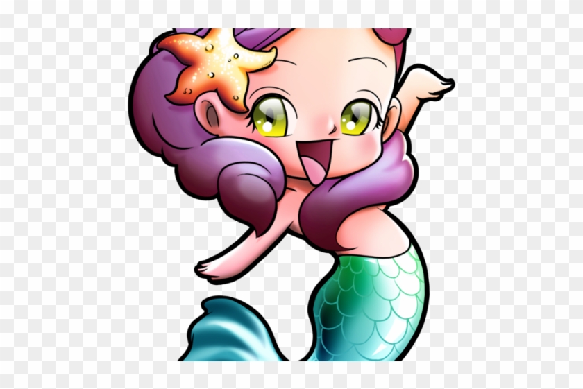 Jelly Beans Clipart Chibi - Cute Mermaid Drawing #626566