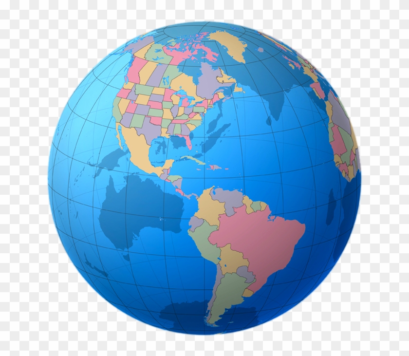 Com/globe/globe America Clipart Image - Globe Colorful Icon Png #626576