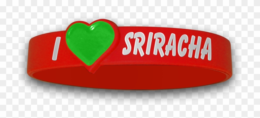 Click - Wristbandconnection I Love Sriracha Wristband #626603