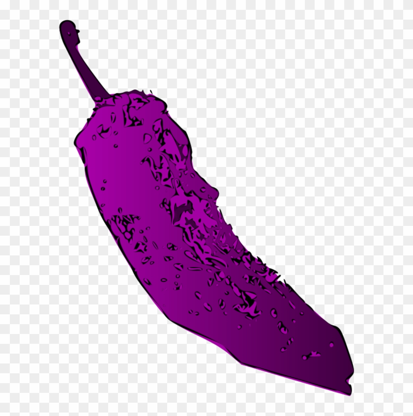 Chili Clipart Purple - Chili Pepper #626676