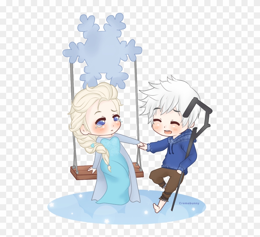 Jelsa By Cremebunny - Jack Frost And Elsa Png #626752