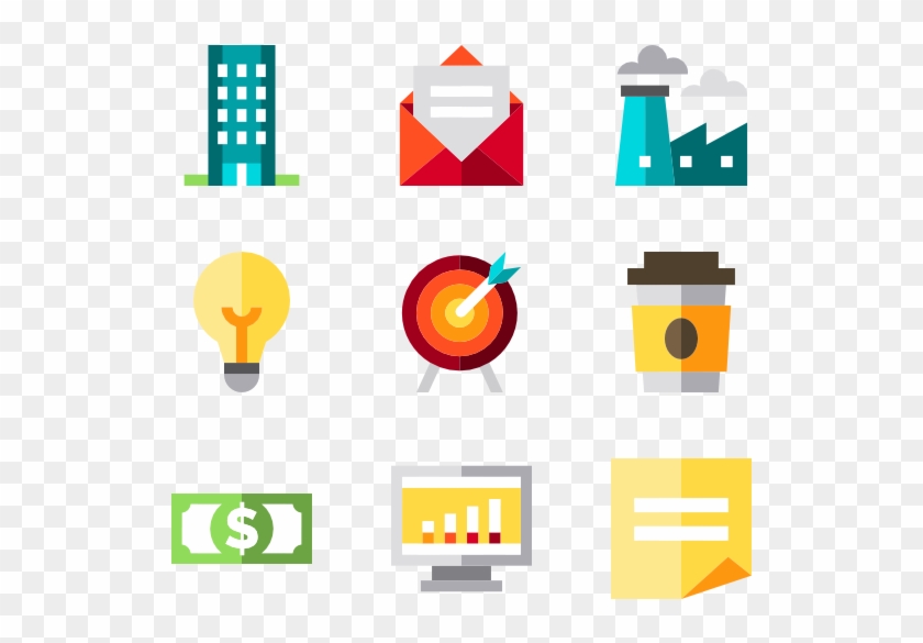 Business And Office - Company Flat Icon #626969