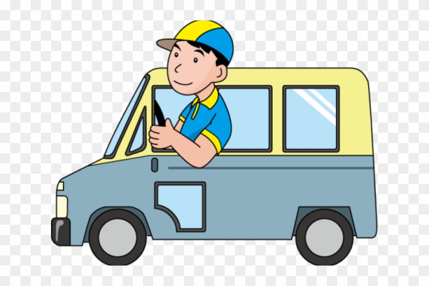 Driving Clipart Delivery Driver - Driver Clipart #626979