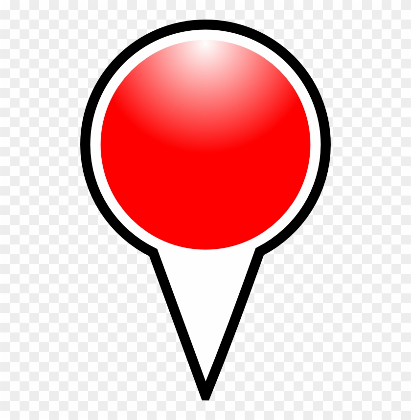 Squat Marker Red Clipart - You Are Here Icon Vector #627130