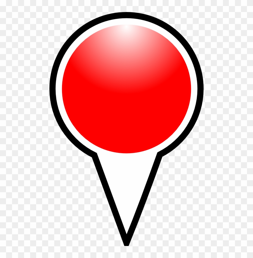 Squat Marker Red Clipart - You Are Here Icon Vector #627130