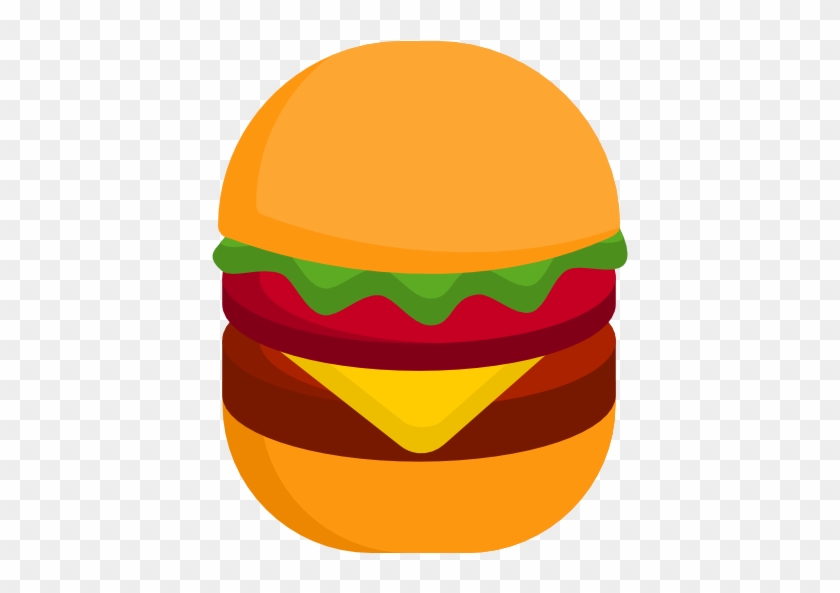 047 Burger Icon - Hamburger Button #627143