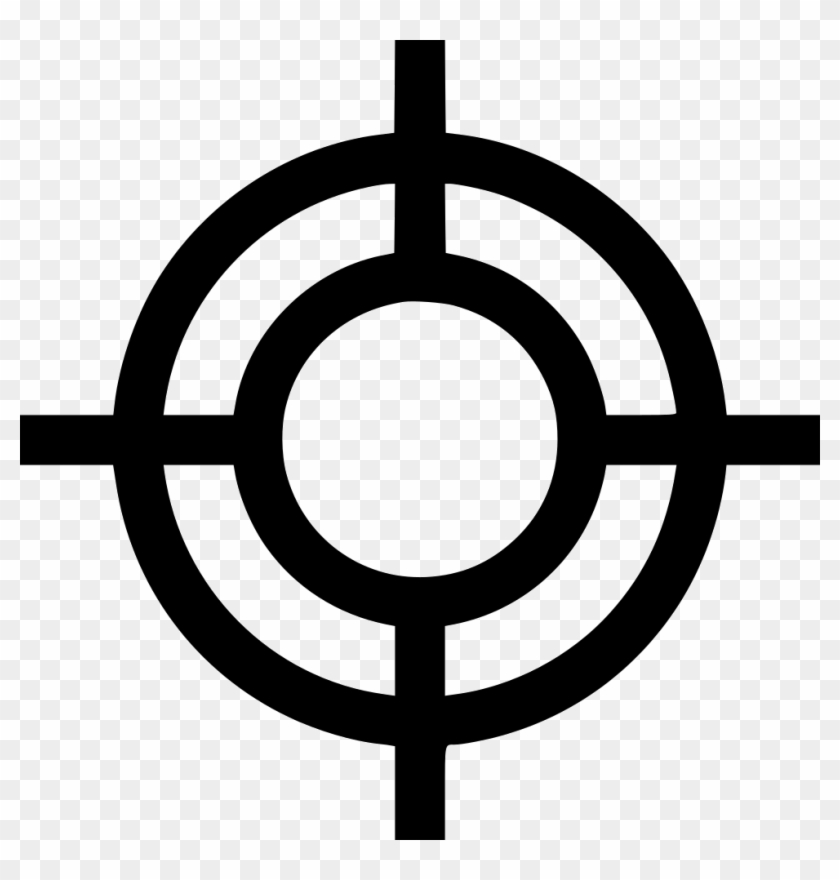Target Point Goal Cross Pointer Pointing Center Comments - Target Goal Icon Png #627159