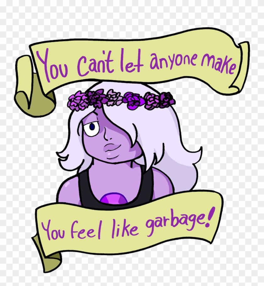 Steven Universe Amethyst Flower Crown By Lizdraws - Inspirational Steven Universe Amethyst #627222