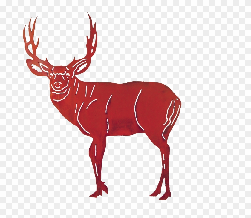 Deer-large Larger Image - Black And White Wildlife Scenes #627249