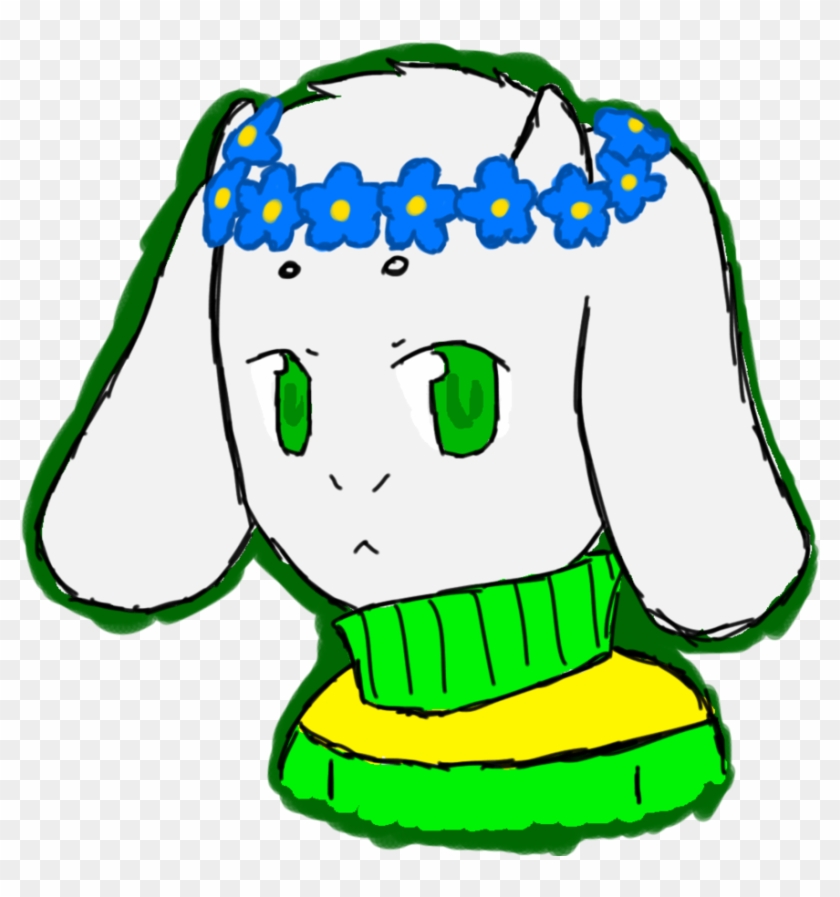 Asriel Flower Crown By Prince-galaxii - Asriel Flower Crown By Prince-galaxii #627247