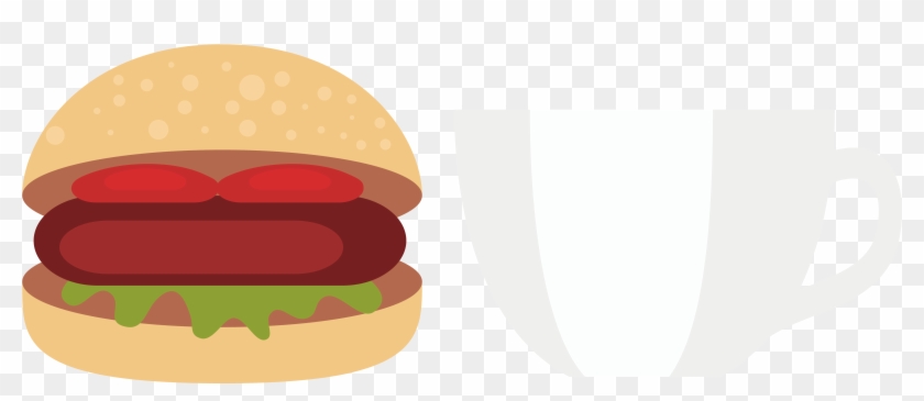 Cheeseburger Fast Food Cartoon Illustration - Hamburger #627263