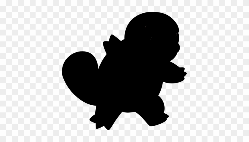 Squirtle Silhouette - Squirtle Silhouette #627392