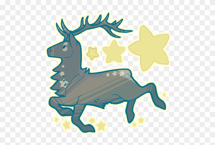 Space Elk By Kheisa - Reindeer #627399