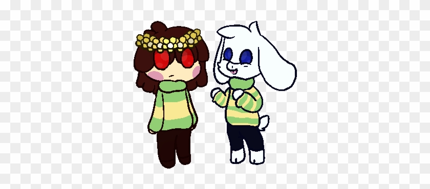 *asriel Gave You A Flower Crown By Cosmic-eevee - Cartoon #627470