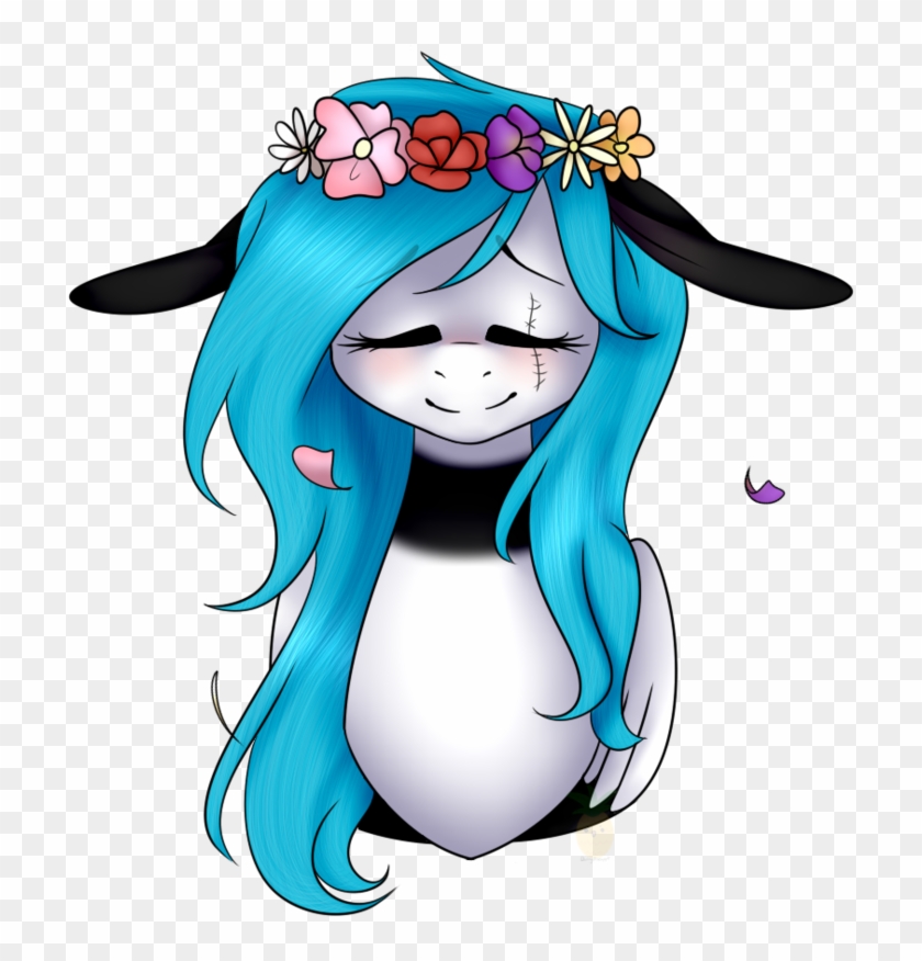 Flower Crown Ych For Itsashiepie By Daringpineapple - Cartoon #627473