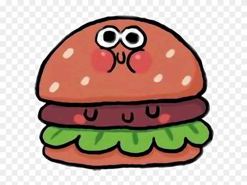 Sticker Burger Pattie Lettuce Cute Aestheticfreetoedit - Sticker Burger Pattie Lettuce Cute Aestheticfreetoedit #627613