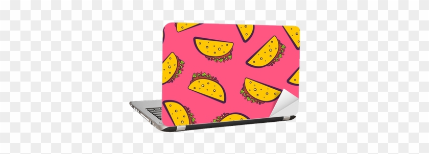 Colorful Seamless Pattern With Cute Cartoon Mexican - Taco Pattern #627640