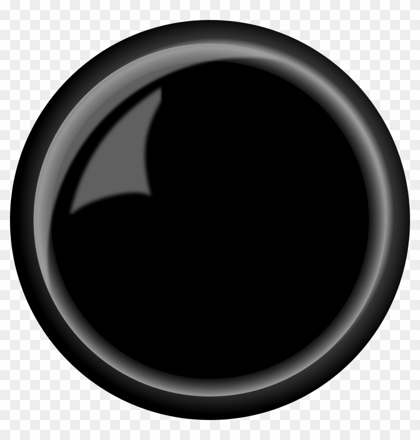Round Shiny Black - Portable Network Graphics #627740