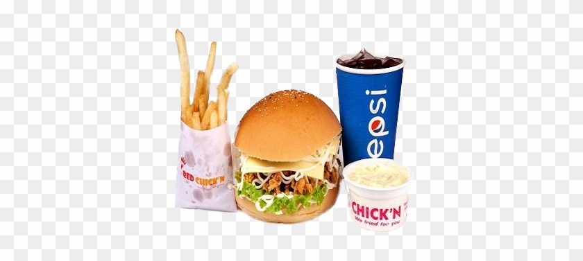 Zinger Burger With Cheese, French Fries 1, Soft Drinks - Burger With Colddrinks Hd Png #627754