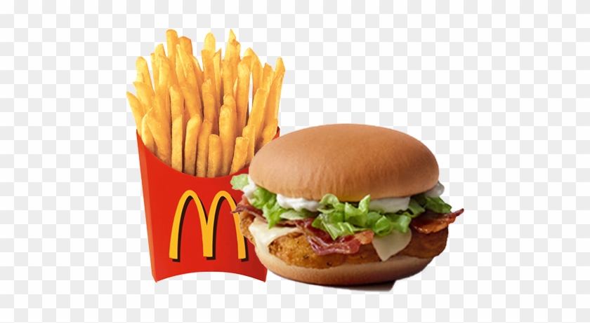 Bacon Cheddar Mcchicken & Medium Fries - Chicken Tenders And Fries #627827