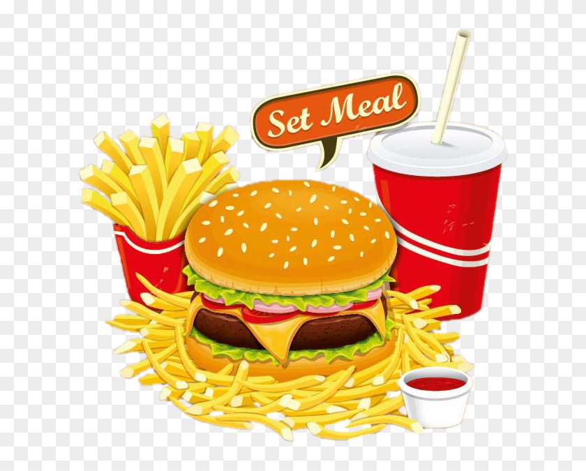 Hamburger Fast Food Junk Food Breakfast Clip Art - Hamburger Fast Food Junk Food Breakfast Clip Art #628136