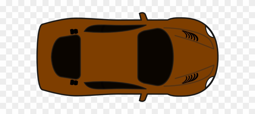 Clipart Car Top View Brown Clip Art At Clker Com Vector - Car Sprites For Scratch #628130