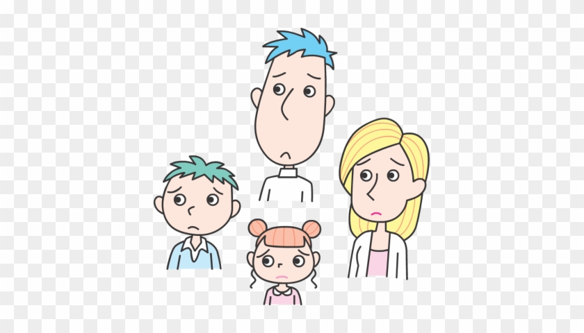 Disappointed Clipart - Sad Family Clipart #628151