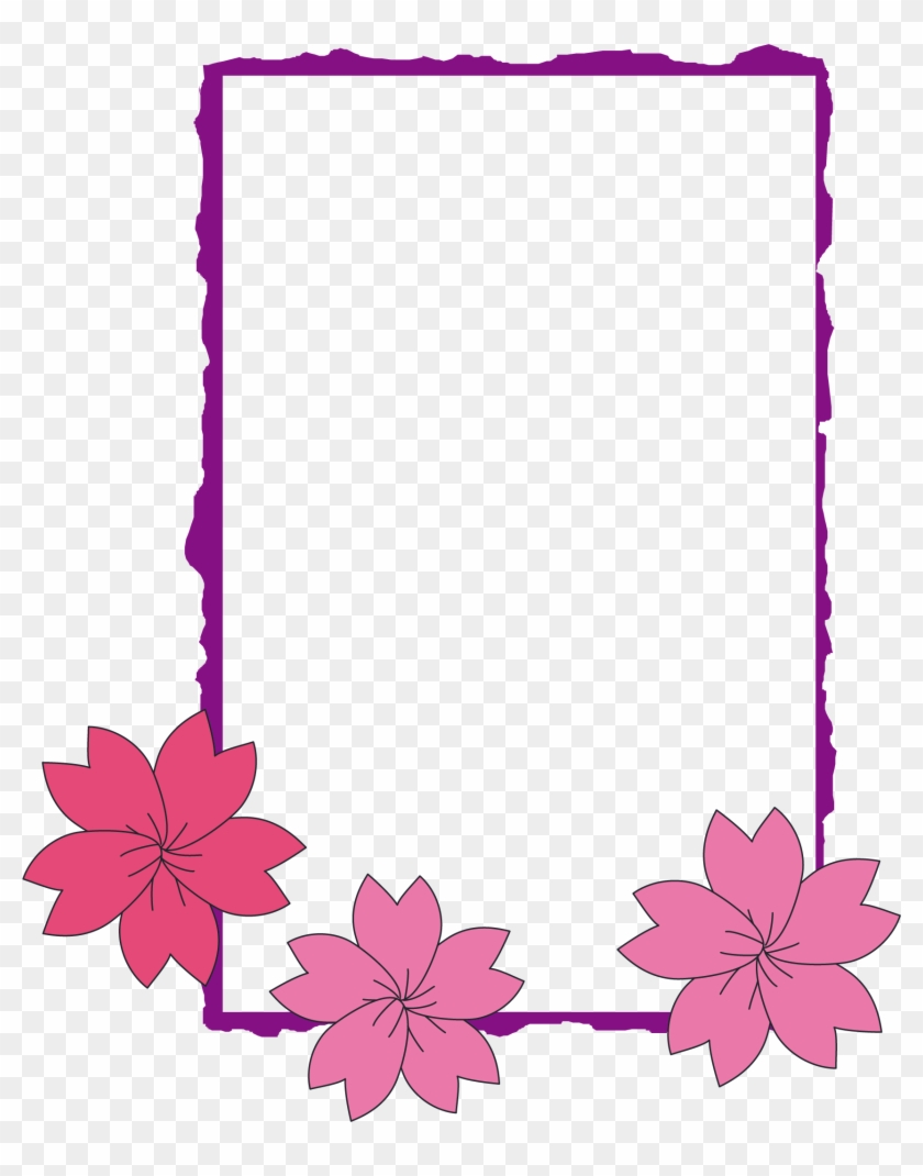 Purple Vector Japanese Border 1708*2095 Transprent - Purple Vector Japanese Border 1708*2095 Transprent #628204