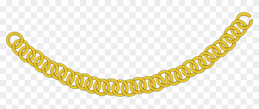 Free Gold Chain 1 - Gold Chain Clipart #628193