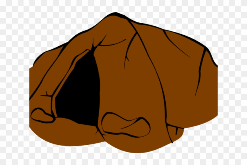 Brown Clipart Cave - Cave Clip Art #628215