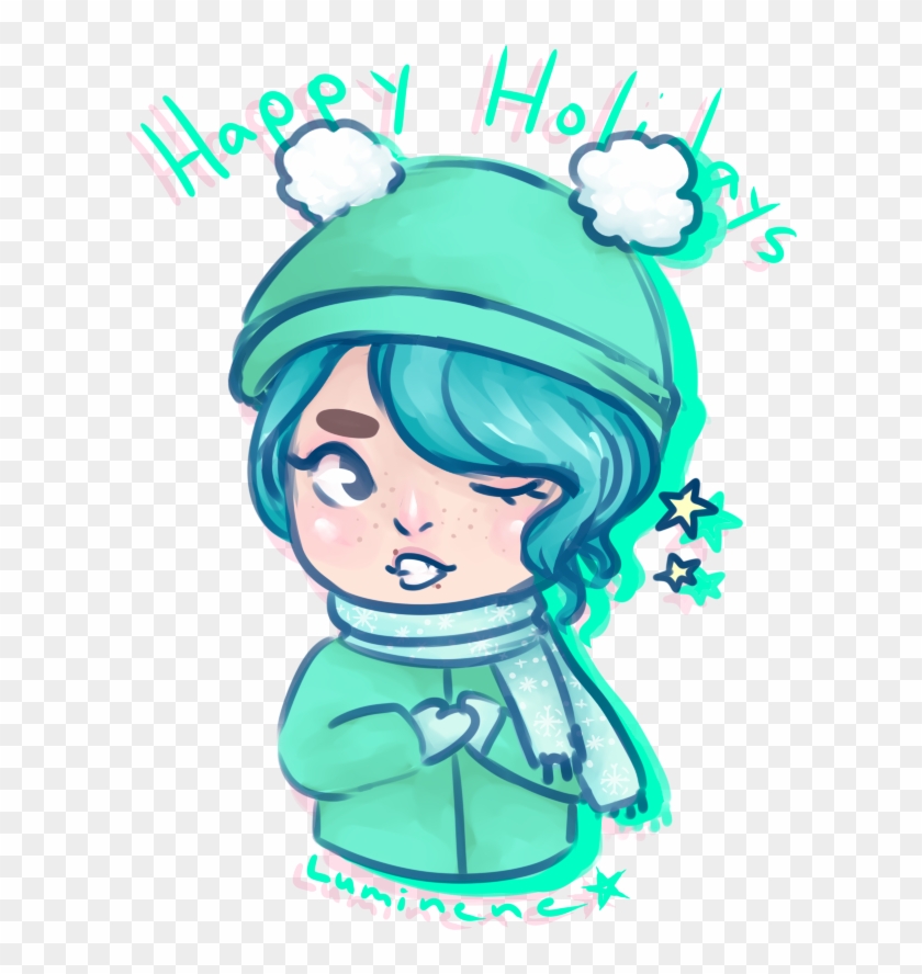 Wishing Y'all Happy Winter Festivities By Luminene - Cartoon #628245