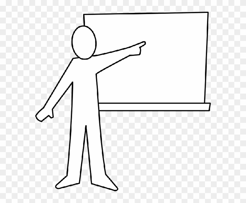 Lecture - Teacher Clipart Black And White Png #628248