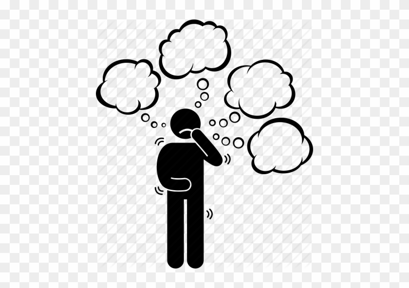 Thinking Person - Person Thinking Icon - Free Transparent ...