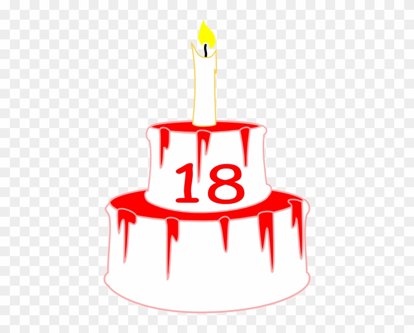 Birthday Candle Coloring Page Download - Kue Ulang Tahun Yang Ke 18 #628323