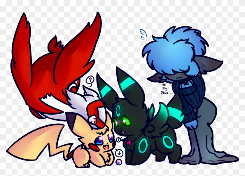 [pokemon] Moonlight Cave Group [chibi] By Nikki-tine - Chibi #628410