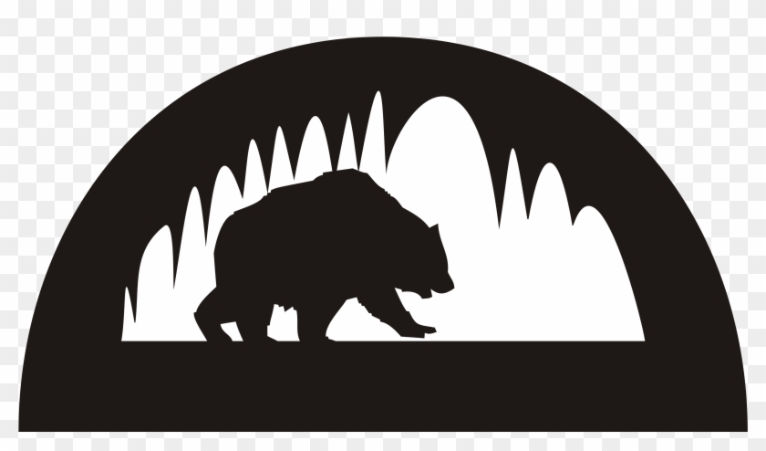 File - Bear Cave - Svg - Bear Cave Silhouette #628418