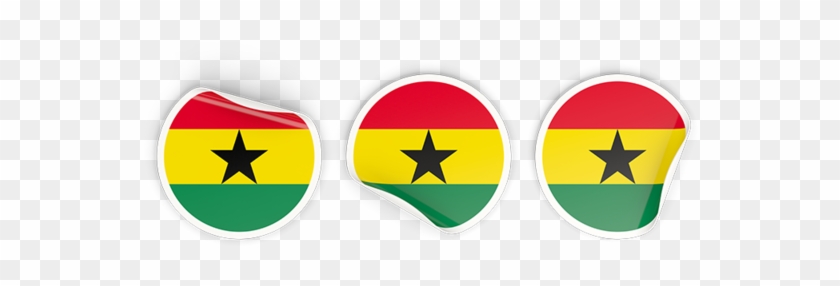 Illustration Of Flag Of Ghana - Flag Of Ghana #628421