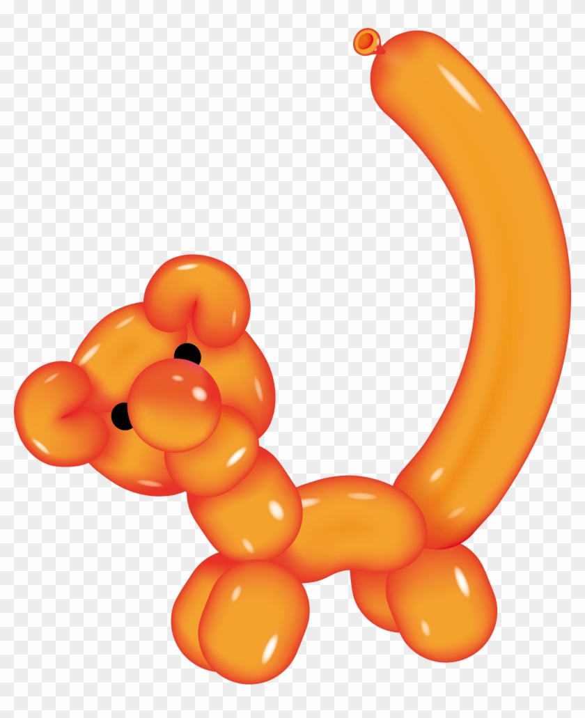 Tiger Balloon Illustration - Balloon Animal Clip Art #628587