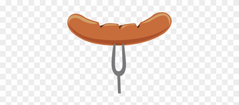 Sausage Fork Illustration Transparent Png Png Images - Sausage Clip Art Transparent #628594