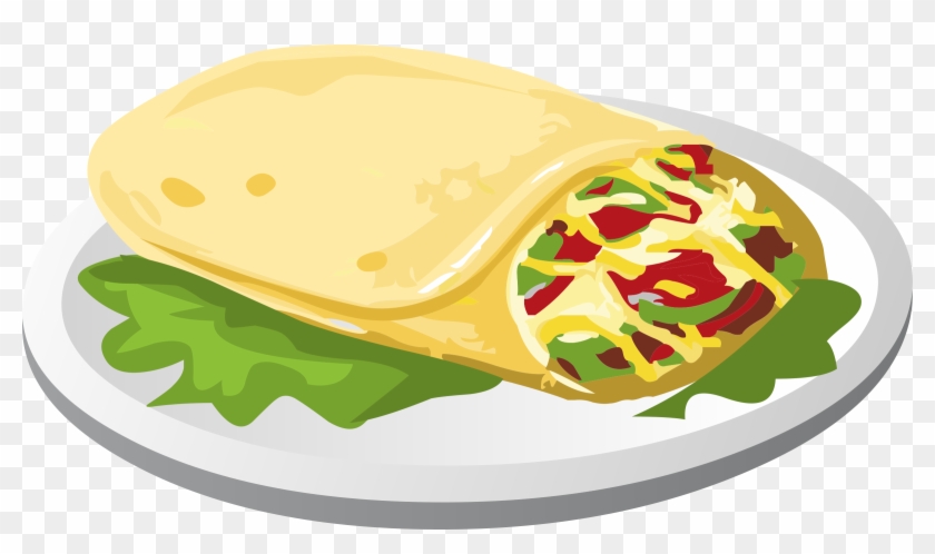 Breakfast Clipart Transparent Food - Burrito Clip Art #628604