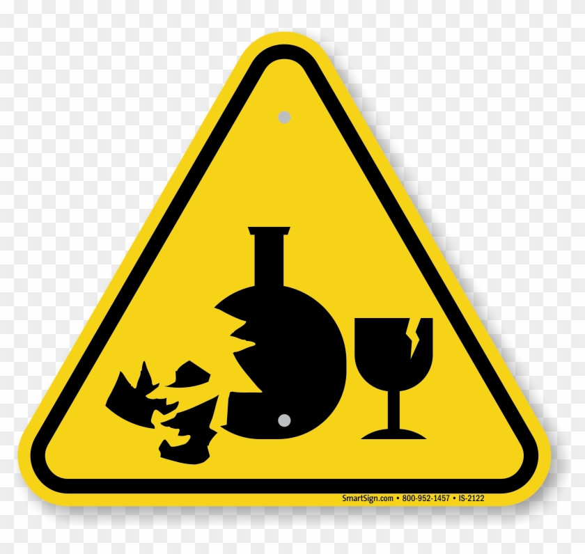 Hazard Symbol Warning Sign Glass - Hazard Symbol Warning Sign Glass #628641