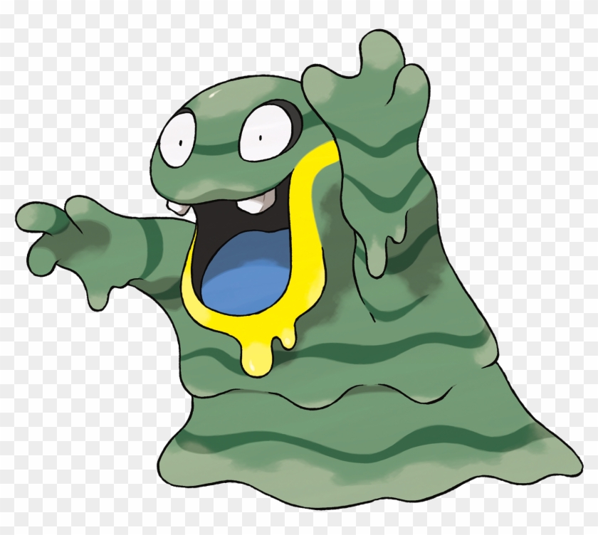 Alolan Grimer's Artwork For Pokémon Sun And Moon - Rock Dark Type Pokemon #628667