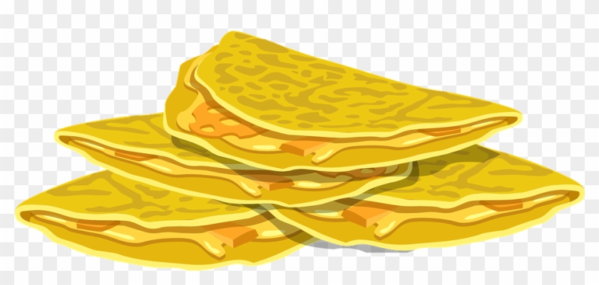 Quesadilla, Tortilla, Food, Cheese - Omelette Clip Art #628700