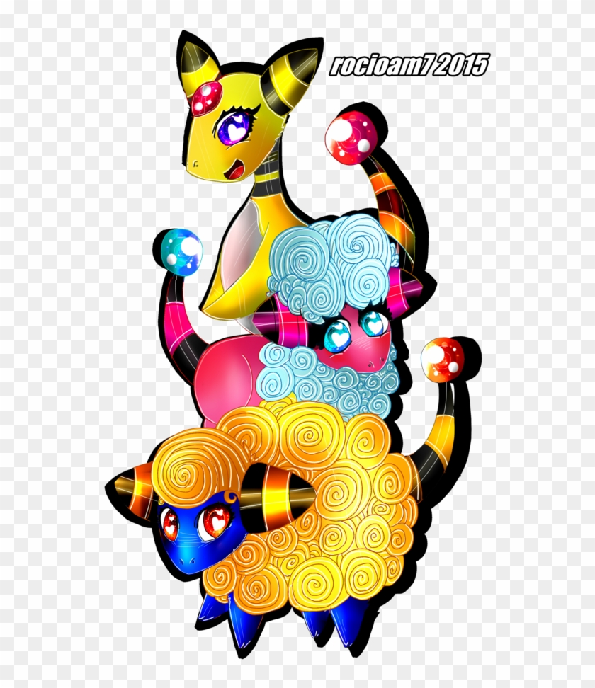 Ampharos By Rocioam7 - Illustration #628765