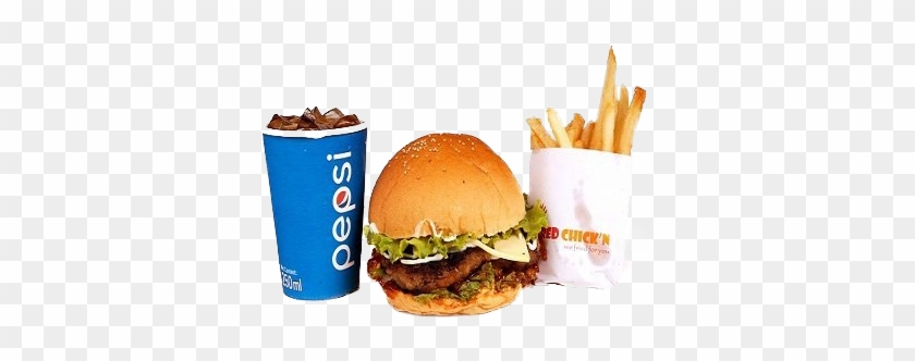 Beef Burger With Cheese, French Fries 1, Soft Drinks - French Fries #628818