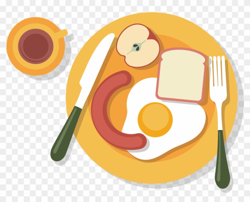 Breakfast Brunch Food Nutrition - Breakfast Vector Png #628822